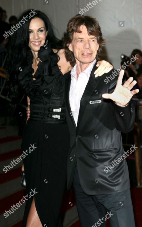 Mick Jagger and his partner L'Wren Scott attend the Metropolitan Museum of Art Costume Institute Benefit Gala 