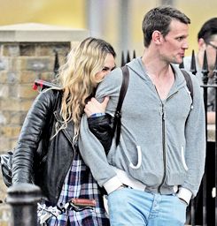 Lily James and Matt Smith
