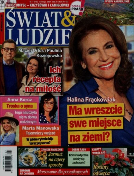 Halina Fr?ckowiak, Halina Frąckowiak, Swiat & Ludzie Magazine 15 ...