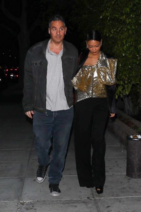 Thandie Newton and her husband Ol Parker – Night out in Beverly Hills