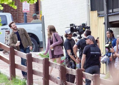 Ana de Armas – Seen on the set of ‘Ghosted’ in Washington DC