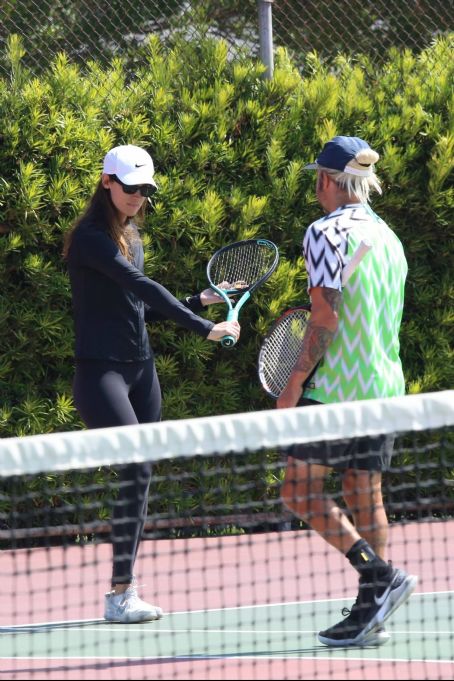 Meagan Camper – Hits the tennis court in Los Angeles