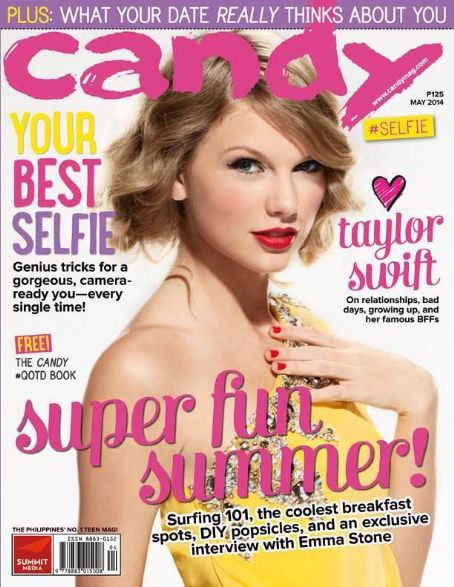 Taylor Swift, Candy Magazine May 2014 Cover Photo - Philippines