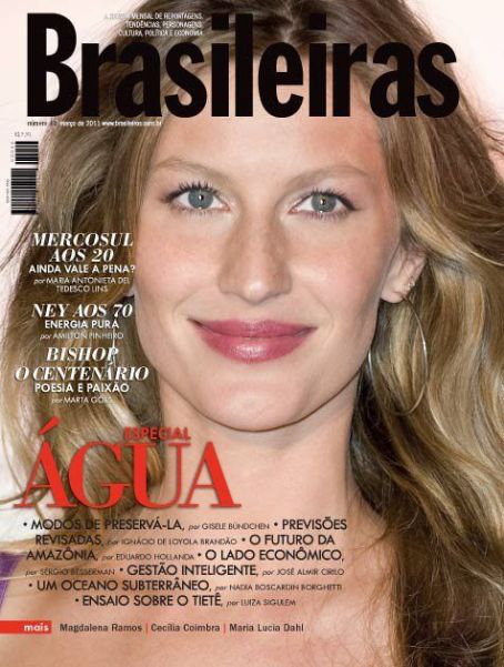 Gisele Bündchen, Brasileiras Magazine March 2011 Cover Photo - Brazil