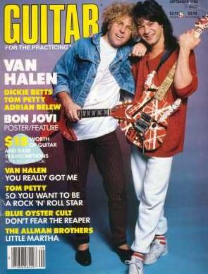 Edward Van Halen, Sammy Hagar, Guitar For The Practising Magazine ...