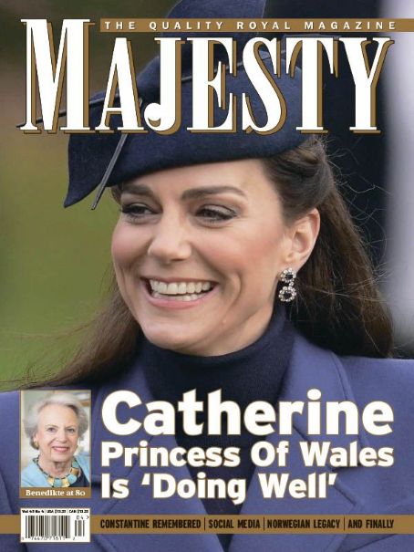 Catherine Princess of Wales, Majesty Magazine April 2024 Cover Photo ...