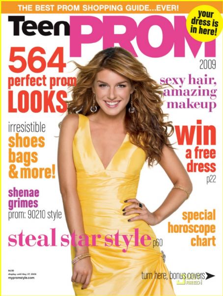 Shenae Grimes-Beech, Teen Prom Magazine 2009 Cover Photo - United States