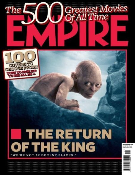 Andy Serkis - Empire Magazine Cover [United Kingdom] (5 November 2008)