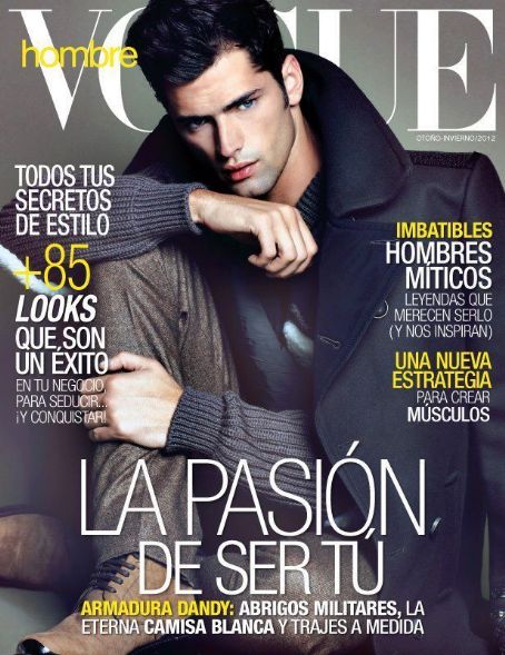 Sean O'Pry, Vogue Hombre Magazine November 2012 Cover Photo - Mexico