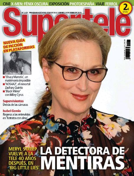 Meryl Streep - Supertele Magazine Cover [Spain] (8 June 2019)