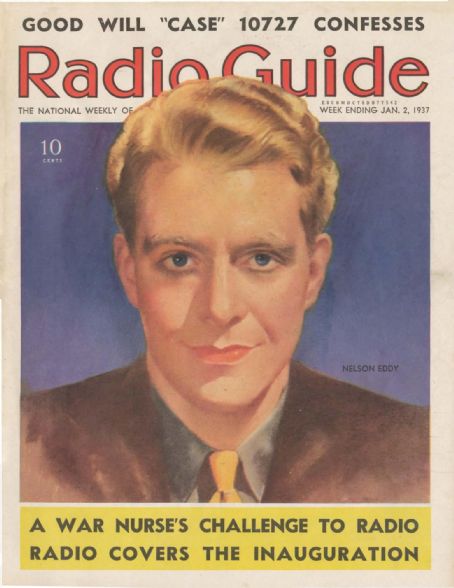 Nelson Eddy - Movie-radio Guide Magazine Cover [United States] (2 January 1937)
