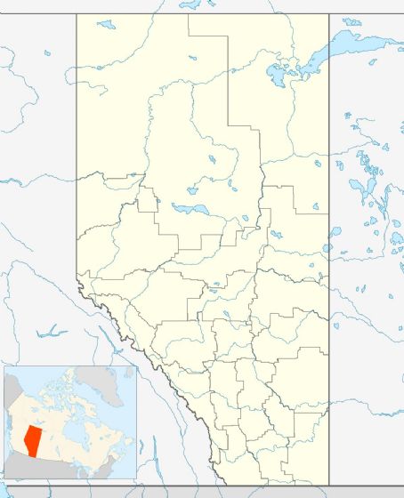 High Level Alberta Map