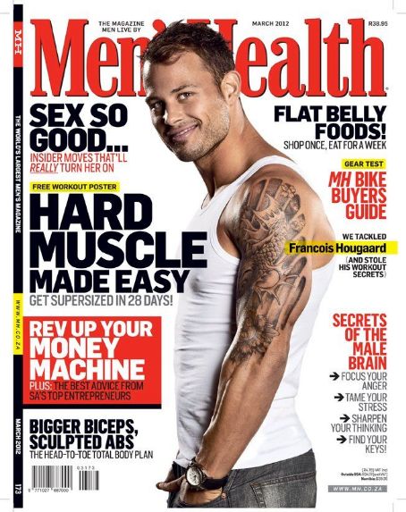 Francois Hougaard, Men's Health Magazine March 2012 Cover Photo - South ...