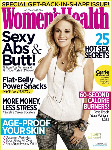 Carrie Underwood, Women's Health Magazine October 2010 Cover Photo ...