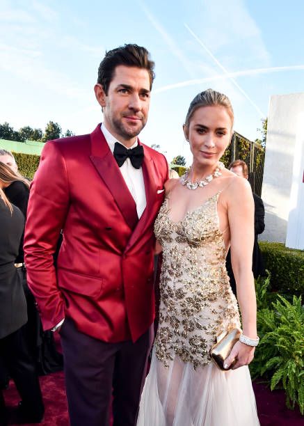 Emily Blunt and John Krasinski - 81st Golden Globe Awards (2024 ...