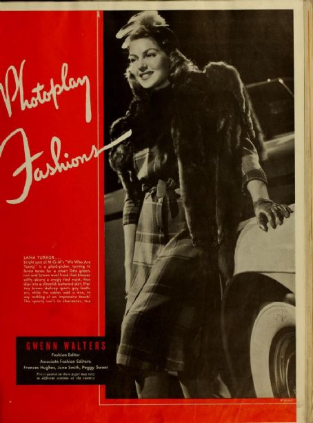 Lana Turner - Photoplay Magazine Pictorial [United States] (November 1940)