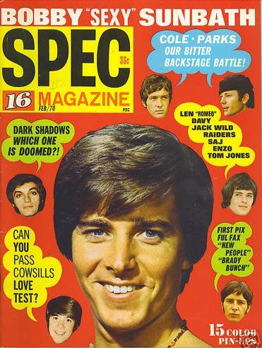 Bobby Sherman, 16 Magazine February 1970 Cover Photo - United States