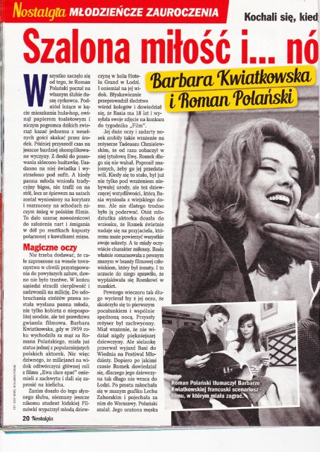 Roman Polanski and Barbara Lass