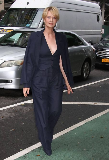 Cynthia Nixon – Arriving at ‘Watch What Happens Live With Andy Cohen’ in New York