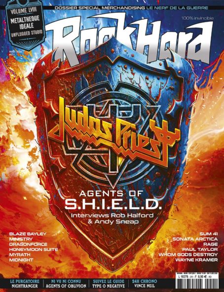 Invincible Shield, Rock Hard Magazine March 2024 Cover Photo - France