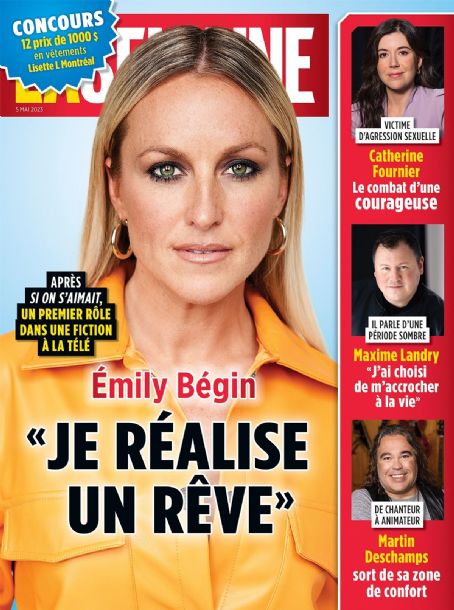 Émily Bégin, LA Semaine Magazine 05 May 2023 Cover Photo - Canada