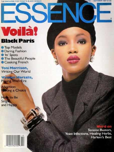 Naomi Campbell - Essence Magazine Cover [United States] (October 1987)