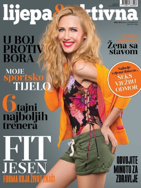 Ivana Mišerić, Lijepa I Aktivna Magazine October 2017 Cover Photo - Croatia