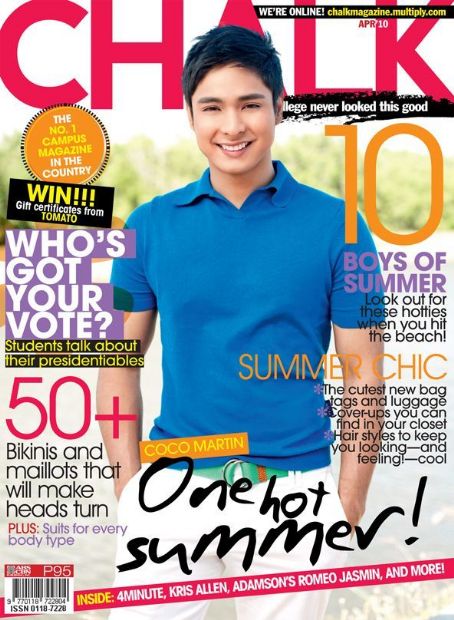 Coco Martin - Chalk Magazine Cover [Philippines] (April 2010)