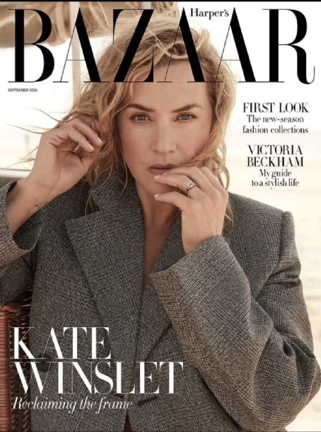 Kate Winslet, Harper's Bazaar Magazine September 2024 Cover Photo ...