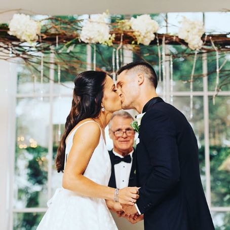 Chris Hogan (American football) and Ashley Boccio - Marriage