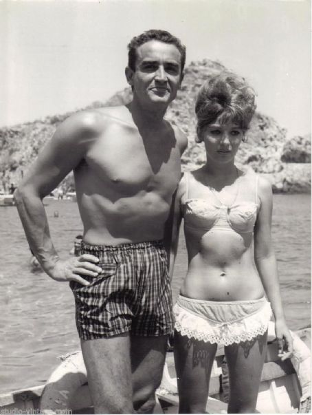 Annette Vadim and Vittorio Gassman