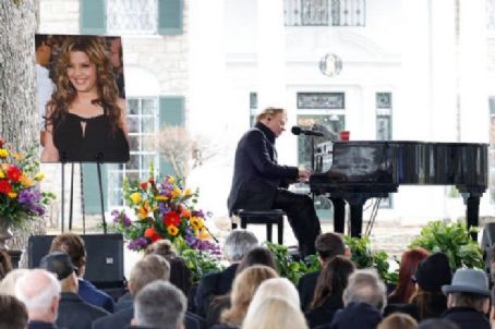 Axl Rose performs at the public memorial for Lisa Marie Presley on January 22, 2023 in Memphis, Tennessee. Presley, 54, the only child of American singer Elvis Presley, died January 12, 2023 in Los Angeles