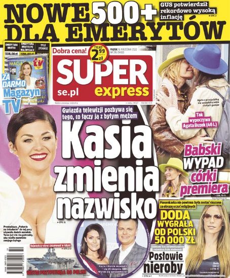 Dorota Rabczewska Agata Buzek Katarzyna Cichopek Super Express Magazine 16 September 2022 2012