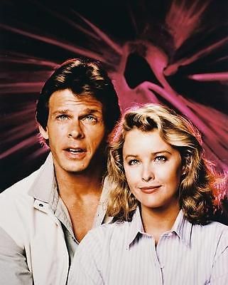 Jane Badler as Diana, Marc Singer as Mike Donovan, Faye Grant as Dr ...