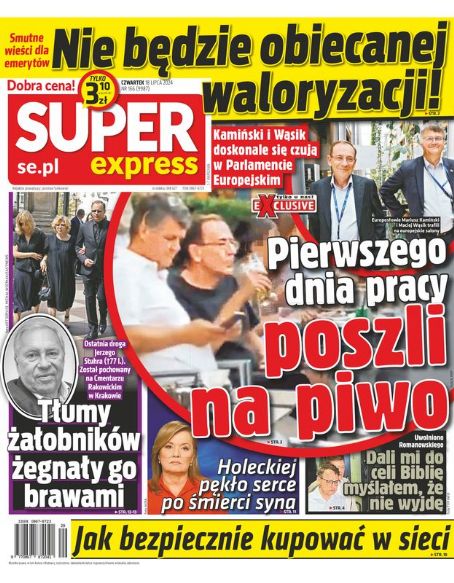 Mariusz Kamiński - Super Express Magazine Cover [Poland] (18 July 2024)
