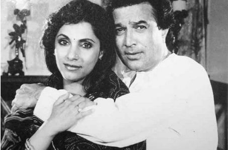 Dimple Kapadia and Rajesh Khanna