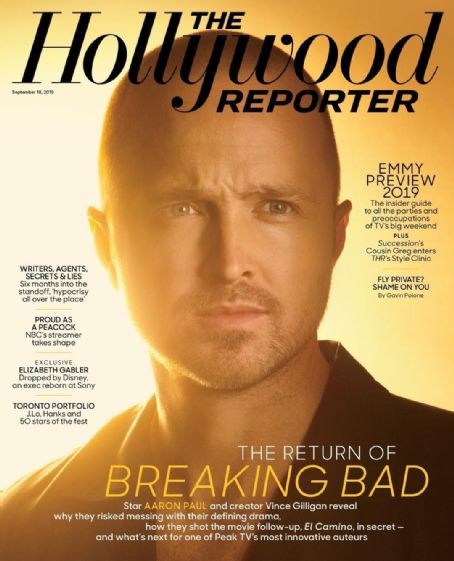 Aaron Paul The Hollywood Reporter Magazine 18 September 2019 Cover Photo United States 