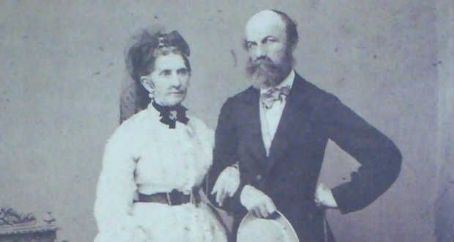 Mór Jókai and Róza Laborfalvi