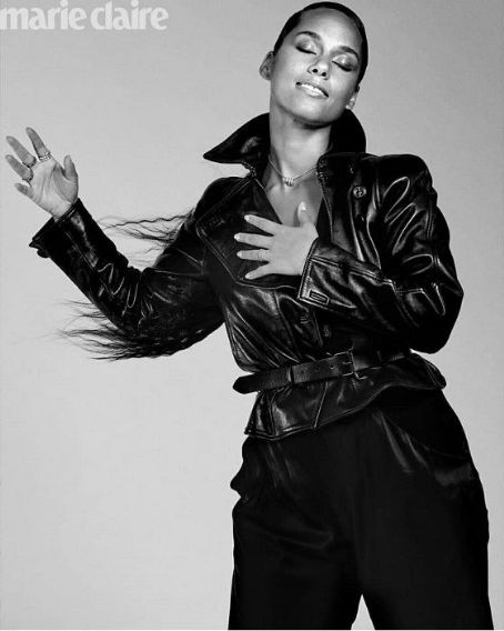 Alicia Keys, Marie Claire Magazine November 2021 Cover Photo - United ...