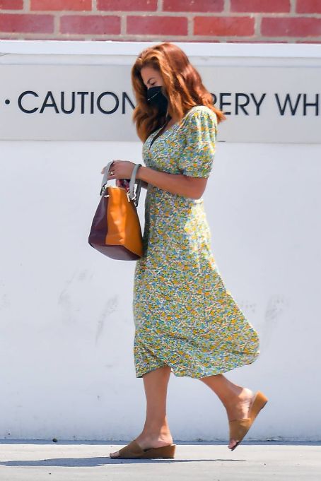 Eva mendes floral sales dress