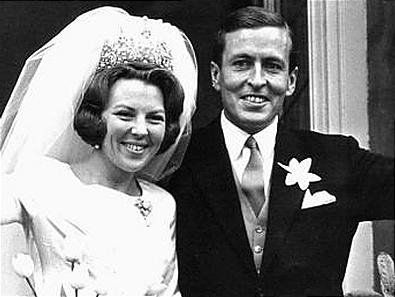 Queen Beatrix and Claus von Amsberg