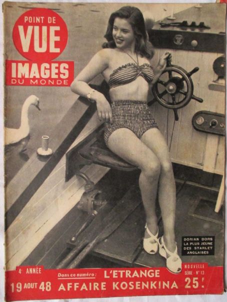 Diana Dors - Point de Vue Magazine Cover [France] (19 August 1948)