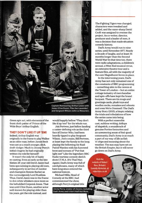 Dad's Army - Yours Retro Magazine Pictorial [United Kingdom] (April 2023)
