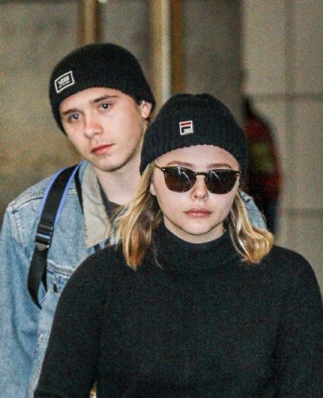Chloe Grace Moretz and Brooklyn Beckham touch down at JFK airport in New  York City