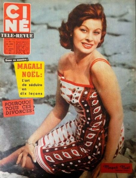 Magali Noël Magazine Cover Photos - List of magazine covers featuring ...