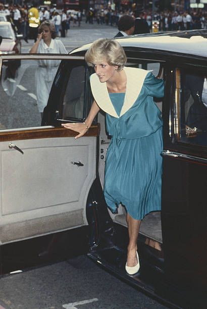 Princess Diana attends a Duran Duran concert at the Dominion Theatre in ...