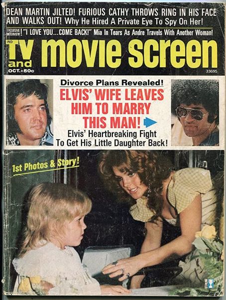 Priscilla Presley - TV and Movie Screen Magazine Cover [United States] (October 1972)