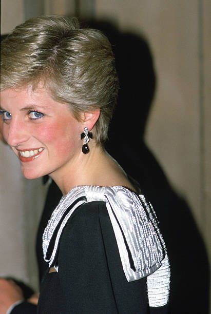 Princess Diana, Princess of Wales arrives at Madison House in London ...