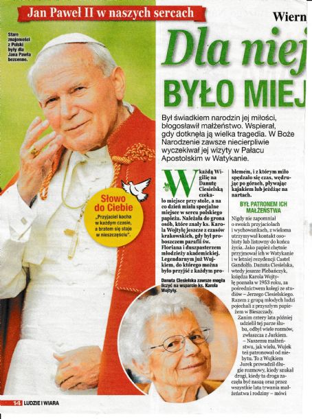Pope John Paul II - Ludzie i Wiara Magazine Pictorial [Poland] (December 2024)