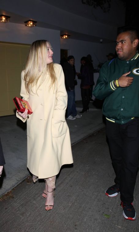 Dakota Fanning – Leaving HBO After Party in Los Angeles